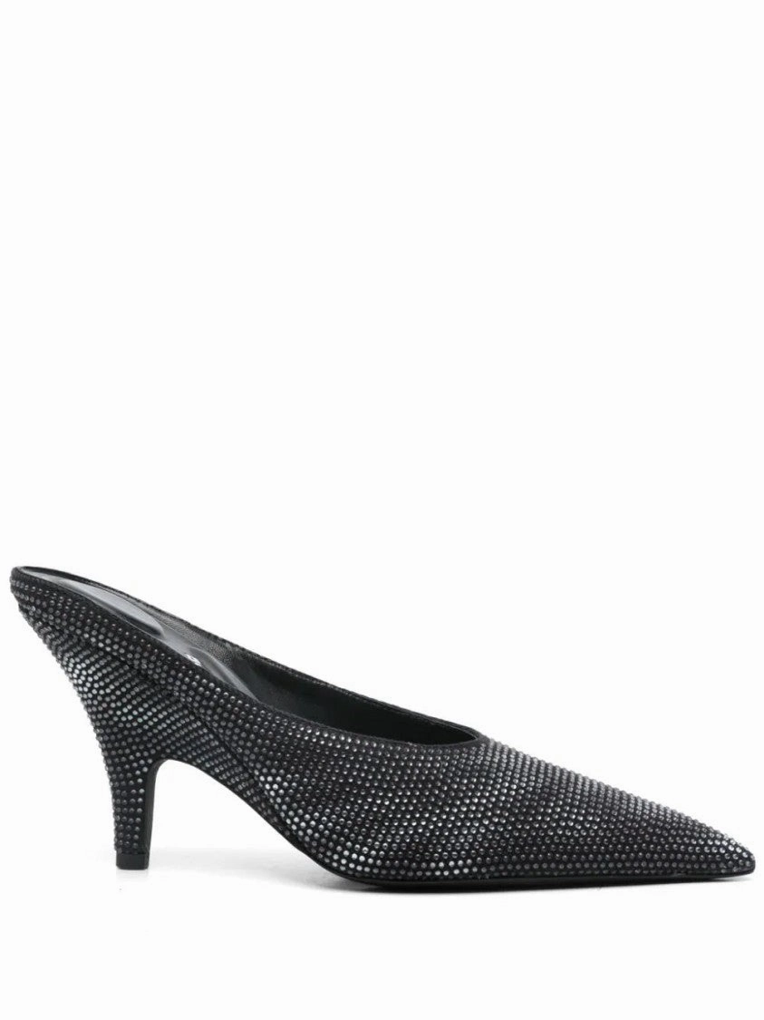 90Mm Irina Mules Durable Fabric Comfortable Build