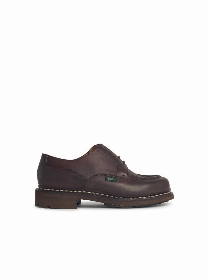 'Chambord' Brown Leather Scarpa Italian Shade Seamless Style