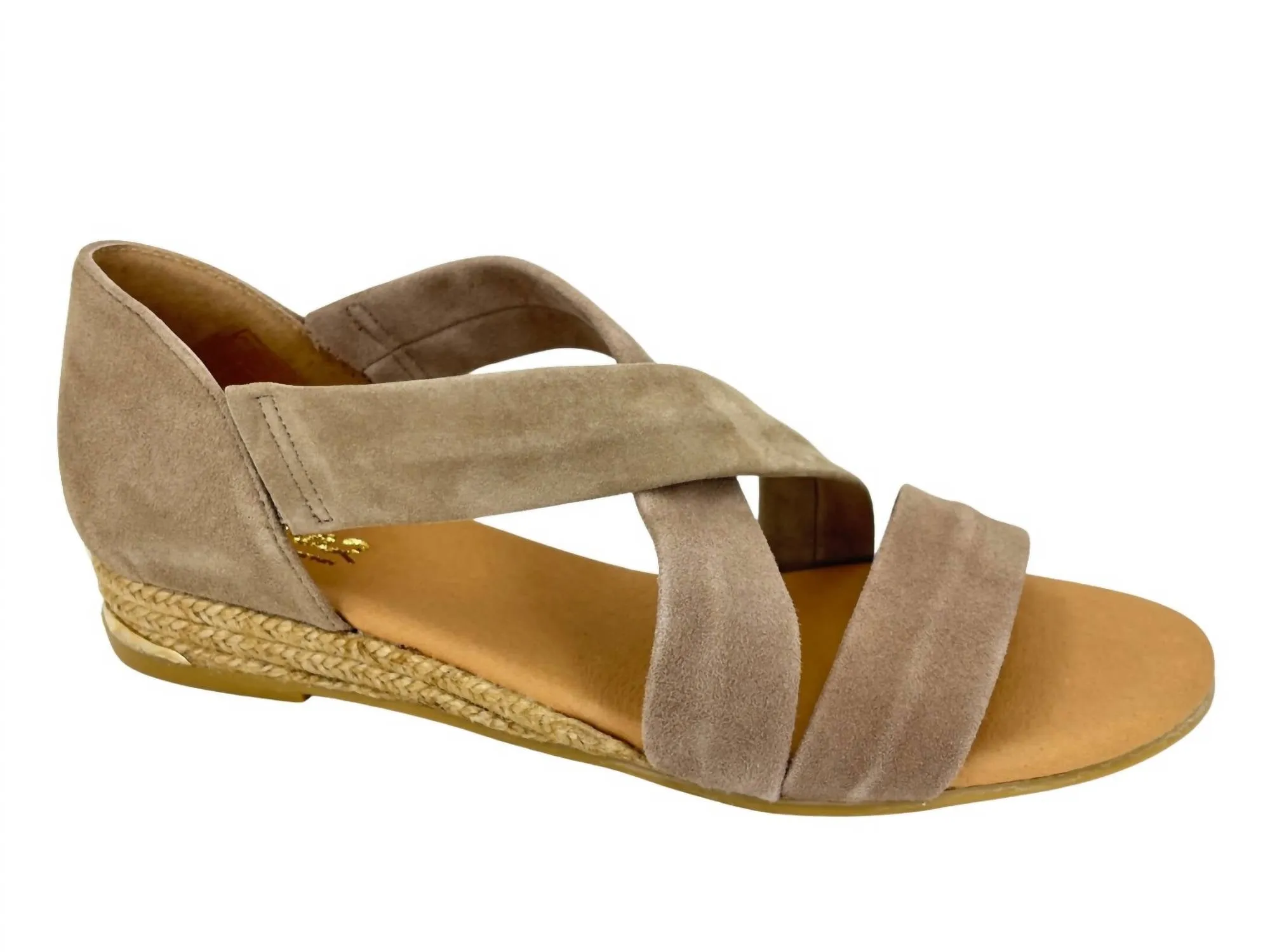 Women's 317Ao Espadrille In Taupe Narrow Fit Cushioned Collar Padding