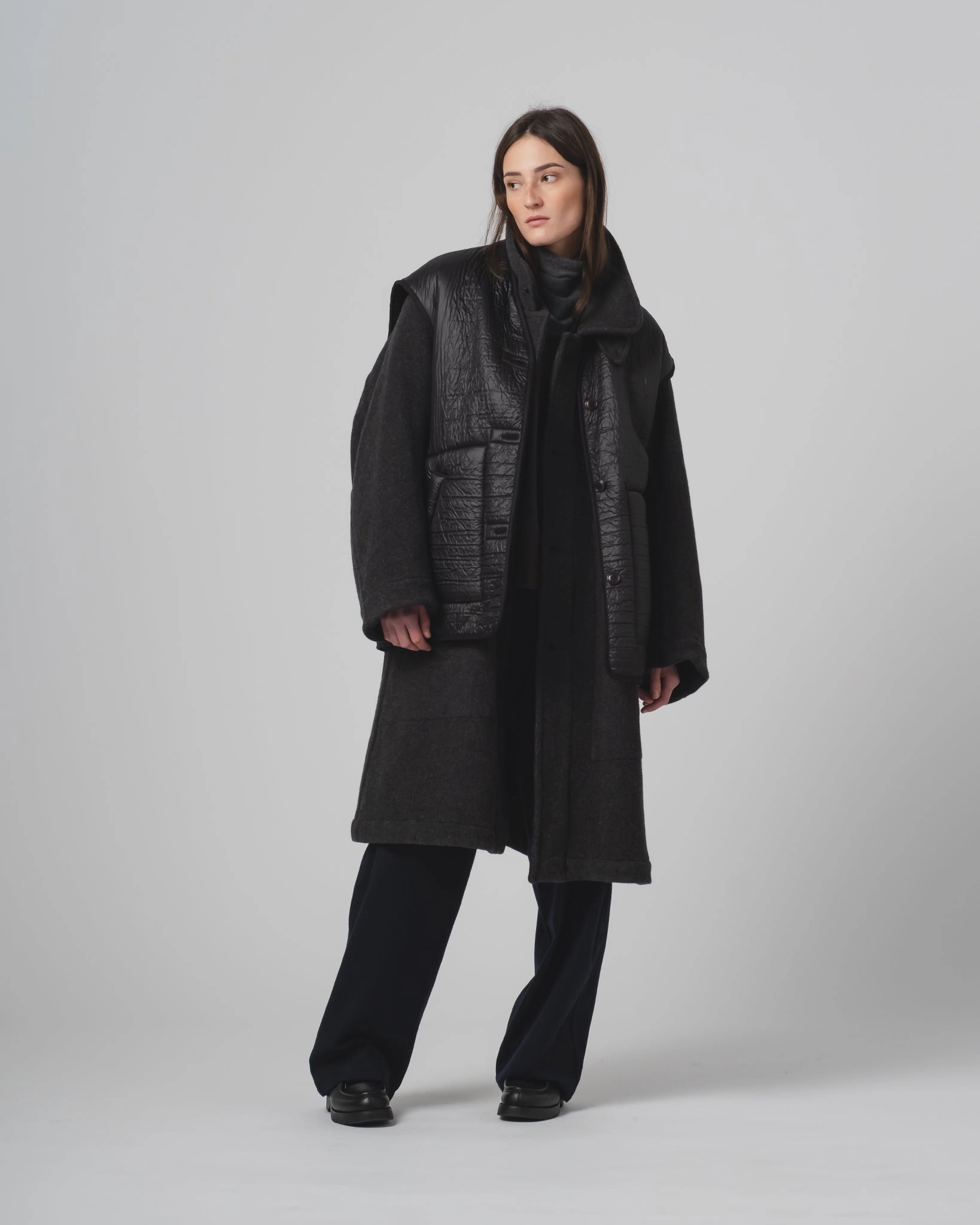 G.o.D Ridge Vest Piumino Nylon Black Functional Design adults'