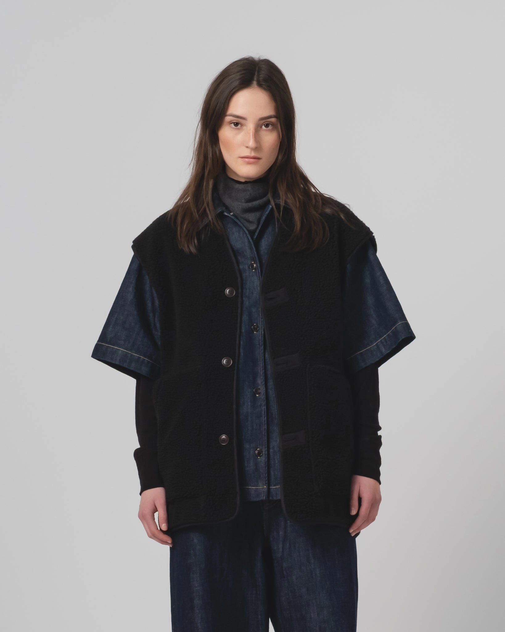 G.o.D Ridge Vest Piumino Nylon Black Alternative