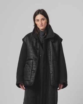 G.o.D Ridge Vest Piumino Nylon Black Snow Weather