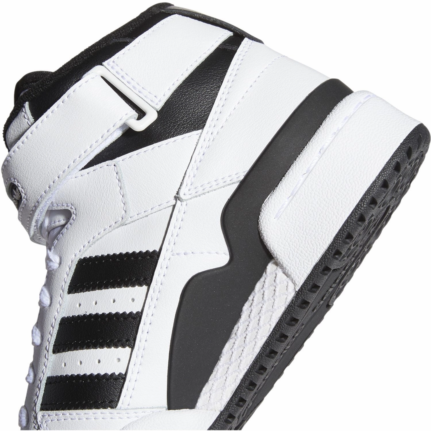 adidas Originals Cloud White/Core Black/Cloud White Forum Mid J Sneakers City Drive SoftSole