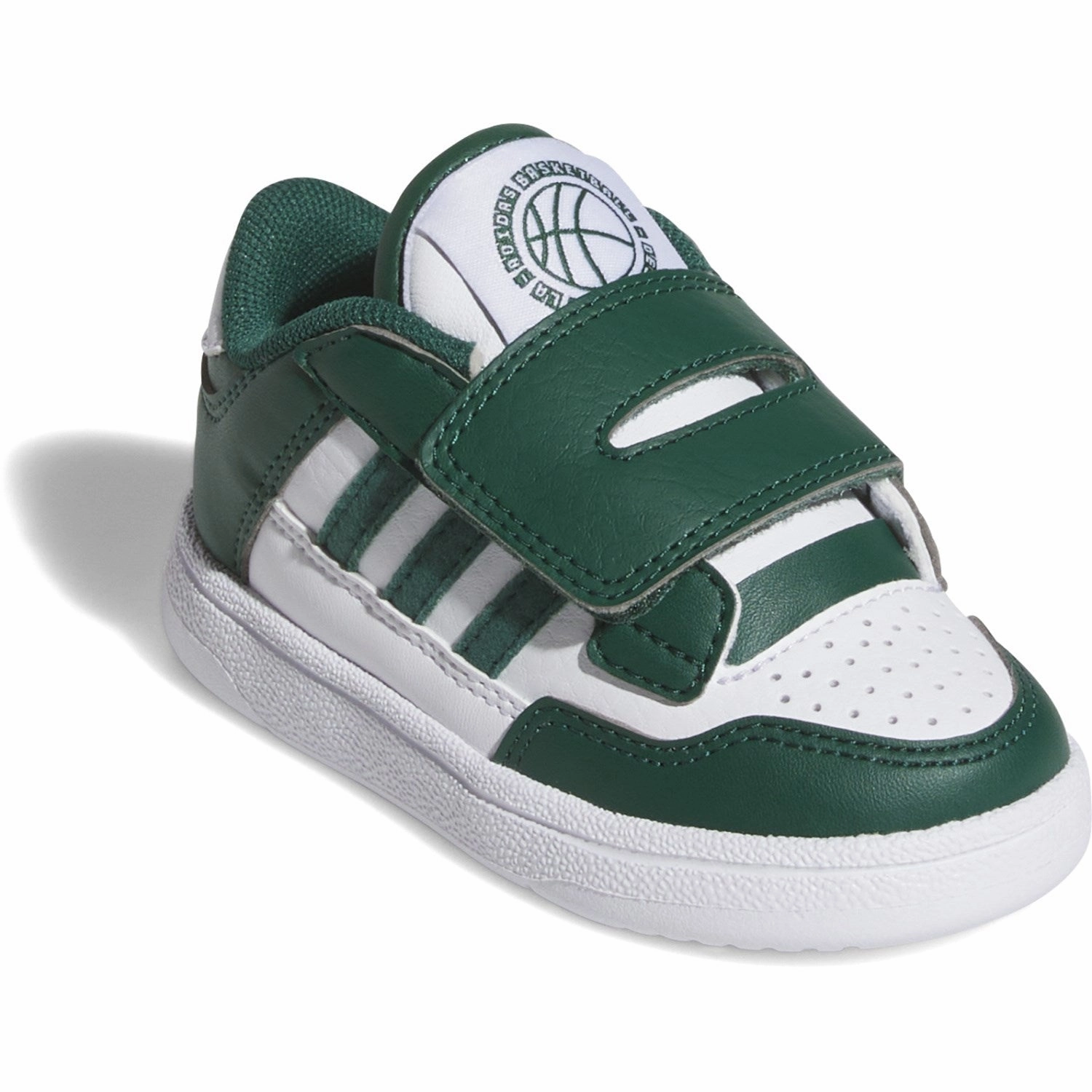 Steady walk Padded shock absorption adidas Originals Collegiate Green/Ftwr White/Ftwr White Rapid Court Cf I Sneakers