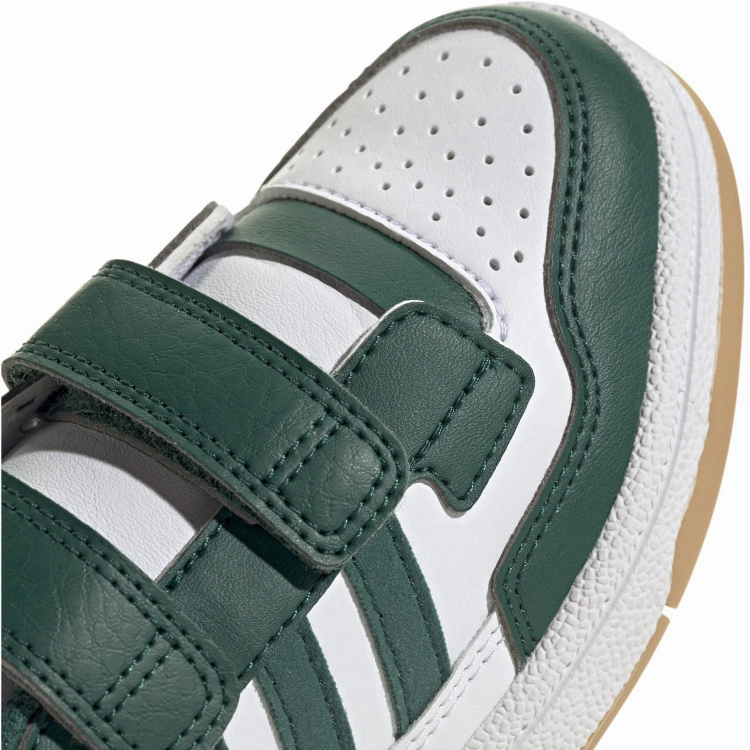 adidas Originals Collegiate Green/Ftwr White/Gum 3 Rapid Court Cf C Sneakers Breath Ease Knit Upper Material