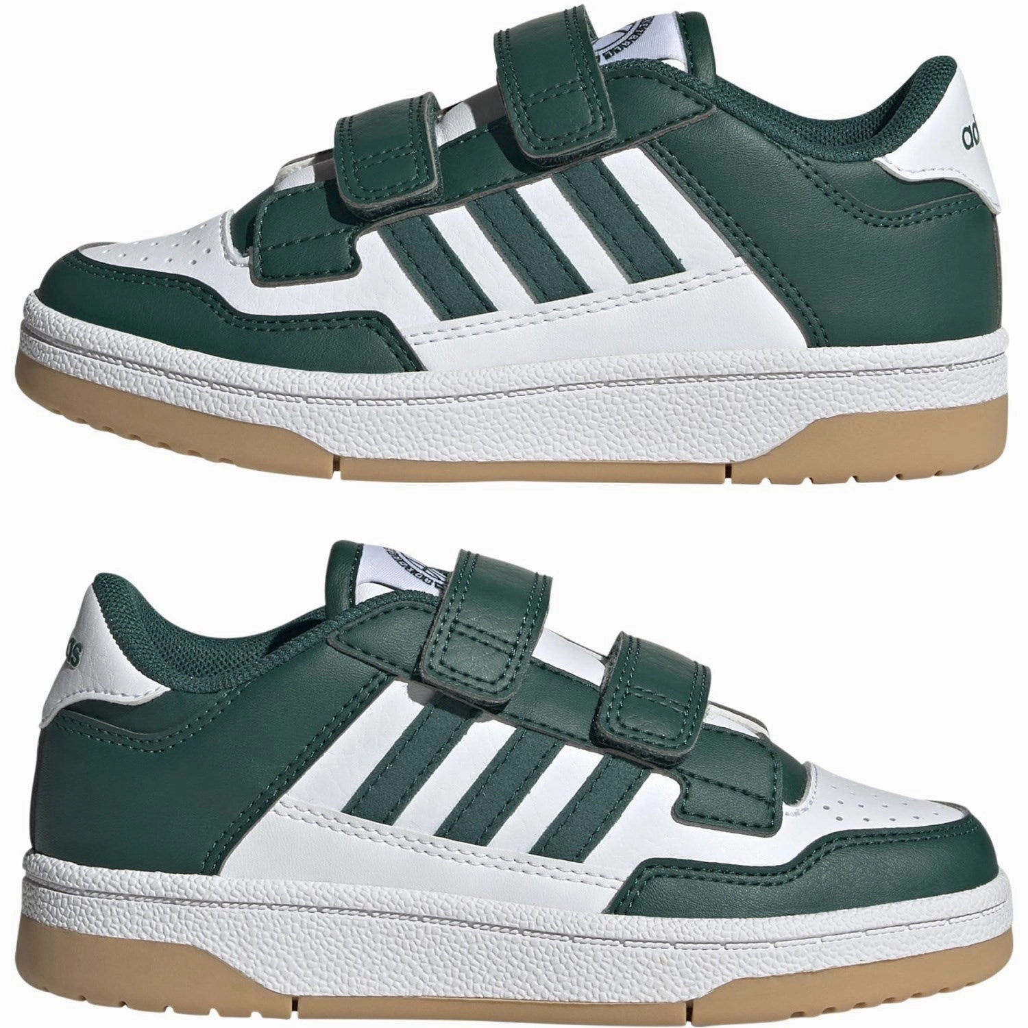 Shock Comfort Gym-Ready adidas Originals Collegiate Green/Ftwr White/Gum 3 Rapid Court Cf C Sneakers