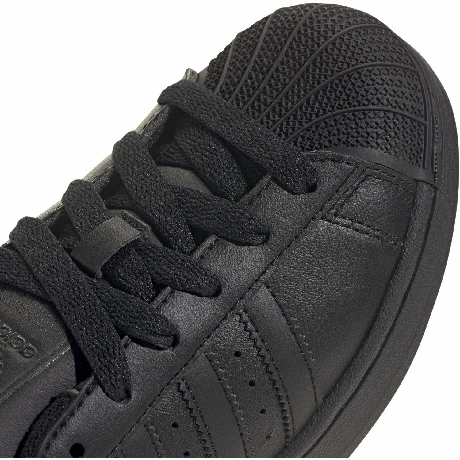 Breathable Ease Layered Traction Grid adidas Originals Core Black/Core Black/Core Black Superstar Ii J Sneakers