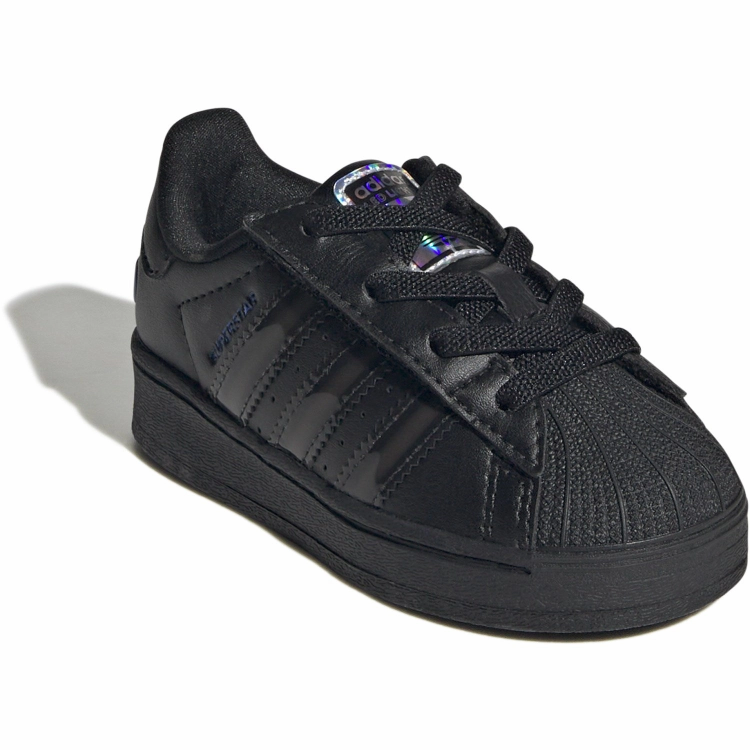 adidas Originals Core Black/Core Black/Preloved Violet Superstar Led Lights Cf El I Sneakers Comfort Upper Design Comfort Inserts