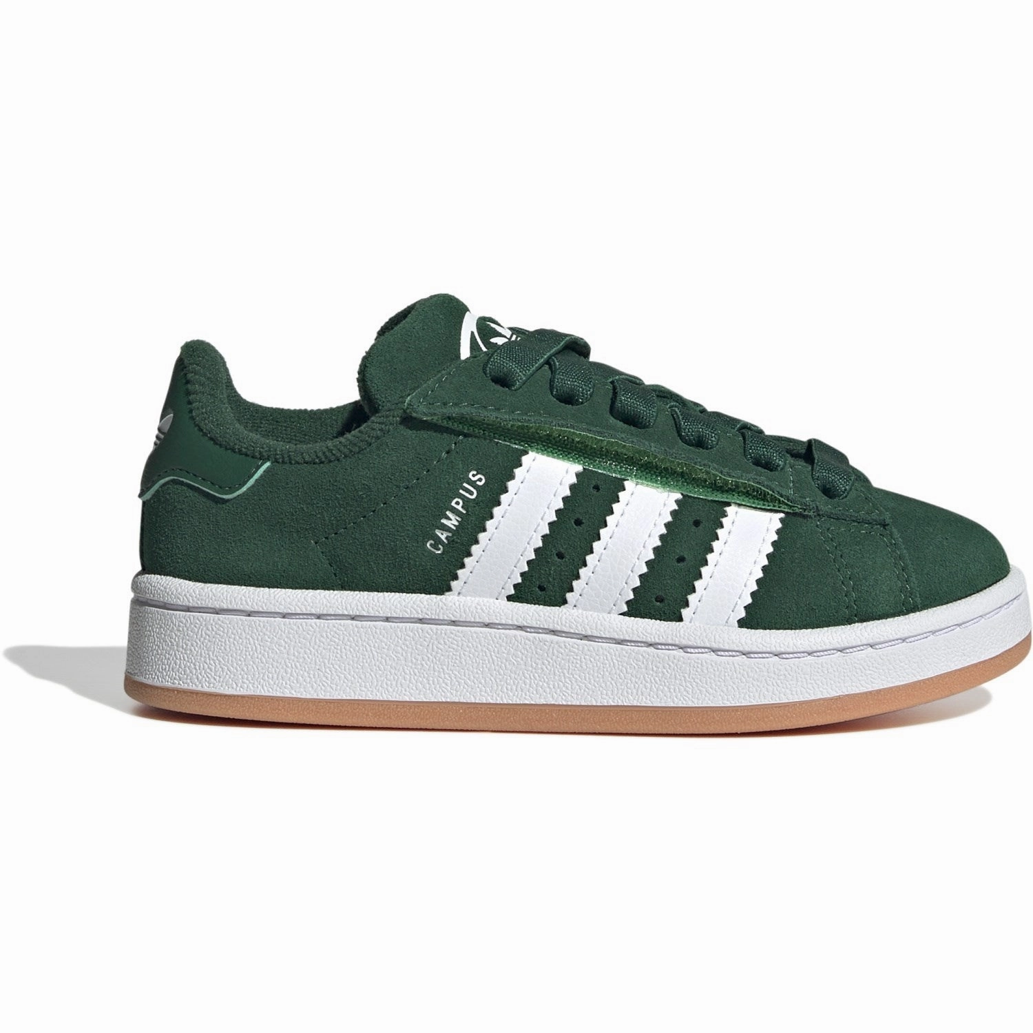 adidas Originals Dark Green/Ftwr White/Gum 2 Campus 00S Cf El C Sneakers Stitch Down Construction Comfort Heel