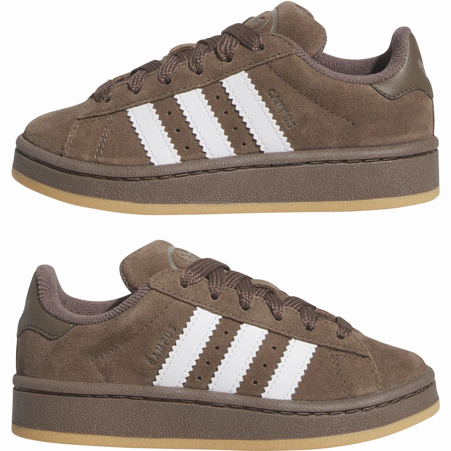 adidas Originals Earth Strata/Ftwr White/Gum 3 Campus 00S C Sneakers suede upper