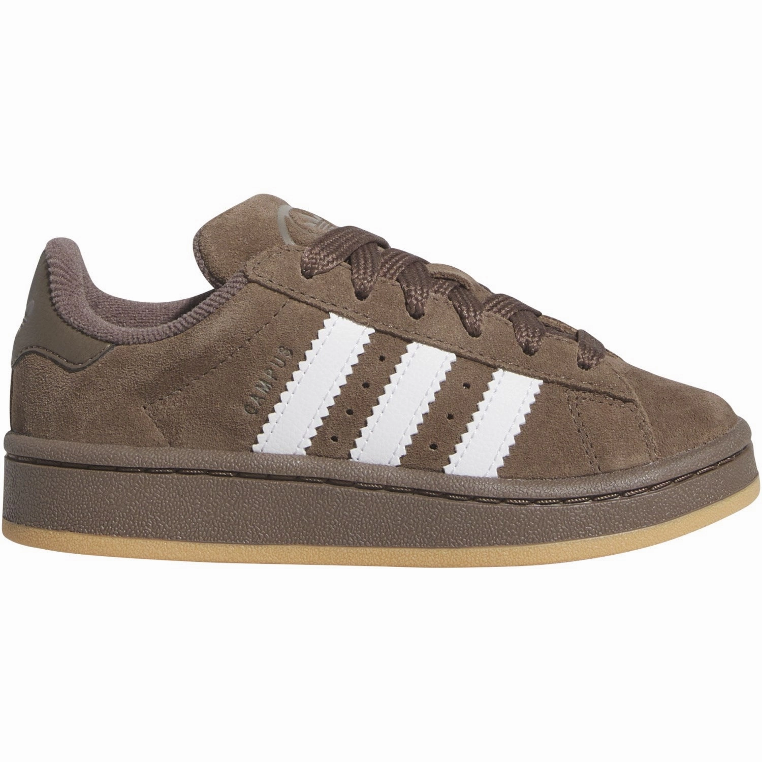 adidas Originals Earth Strata/Ftwr White/Gum 3 Campus 00S C Sneakers Elastic Gusset Tongue sports
