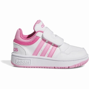 Stable Walk adidas Originals Ftwr White/Bliss Pink/Pulse Magenta Hoops 3.0 Cf I Sneakers