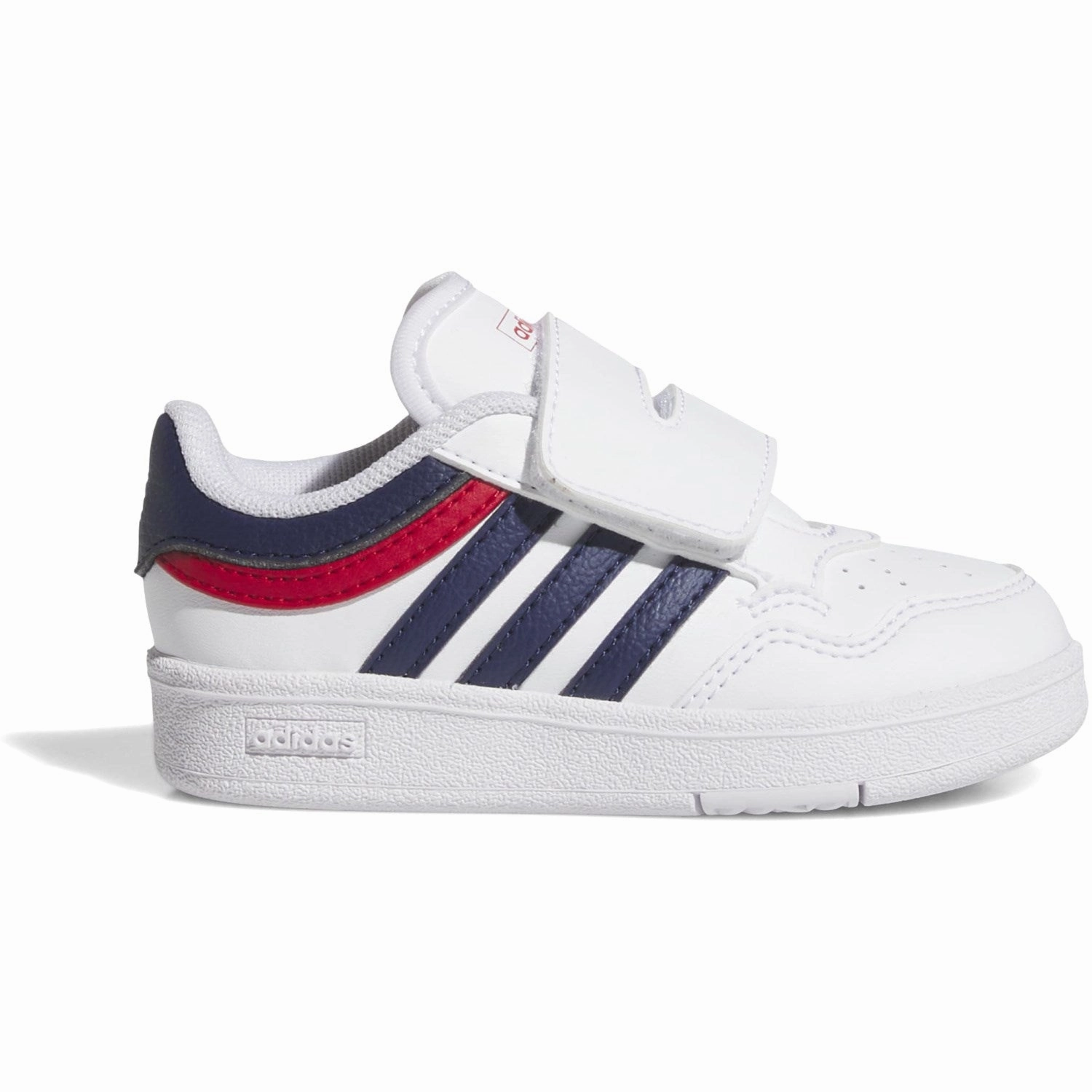 Everyday Sneakers Slip Resistant Tread Pattern adidas Originals Ftwr White/Dark Blue/Better Scarlet Hoops 4.0 Cf I Sneakers