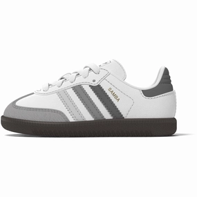 adidas Originals Ftwr White/Grey One/Grey Three Samba Og El I Sneakers Road Running Compression Molded Foam