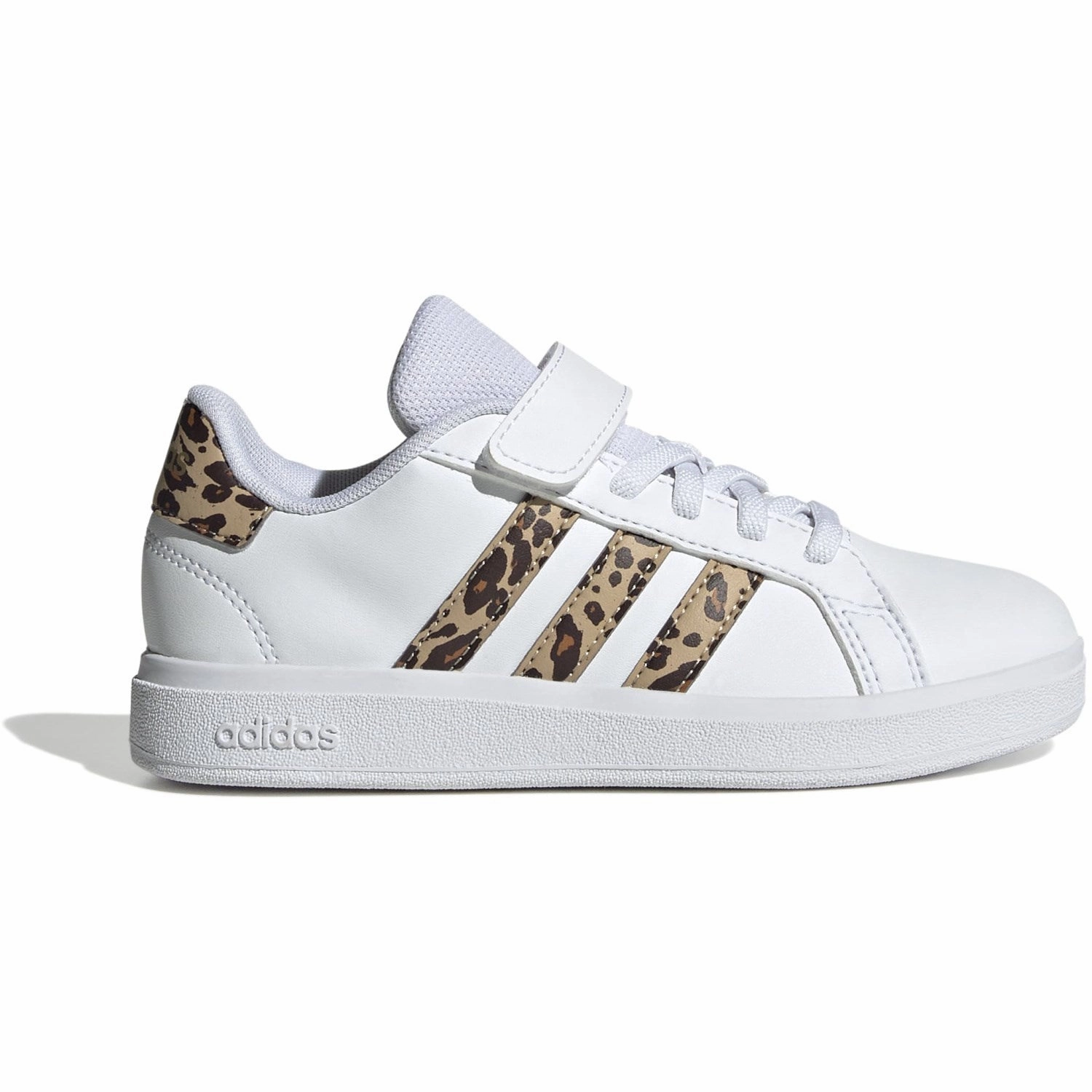 Abrasion Shield Technology adidas Originals Ftwr White/Magic Beige/Matte Gold Grand Court 2.0 El C Sneakers