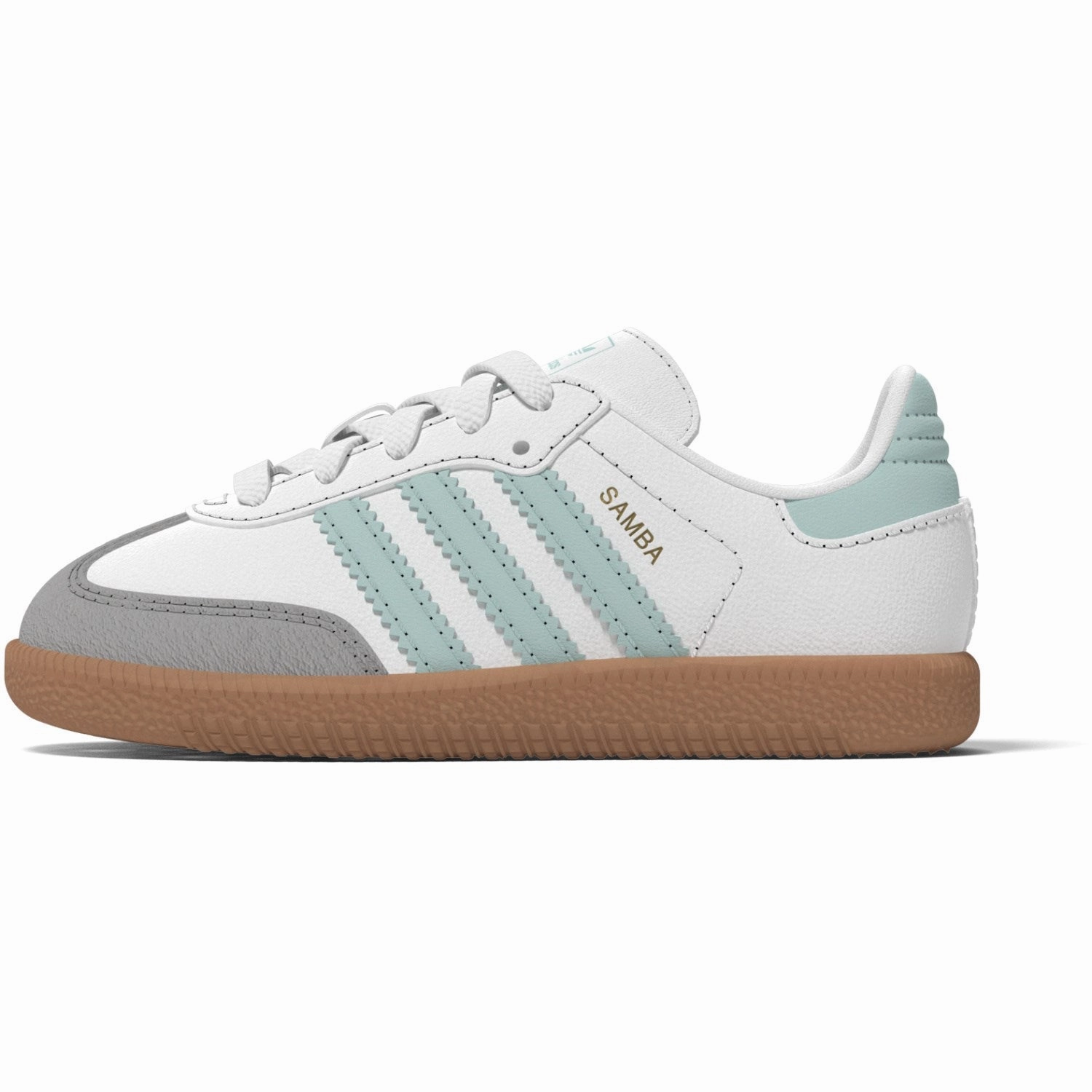 Urban Inspired adidas Originals Ftwr White/Semi Flash Aqua/Gum 3 Samba Og El I Sneakers