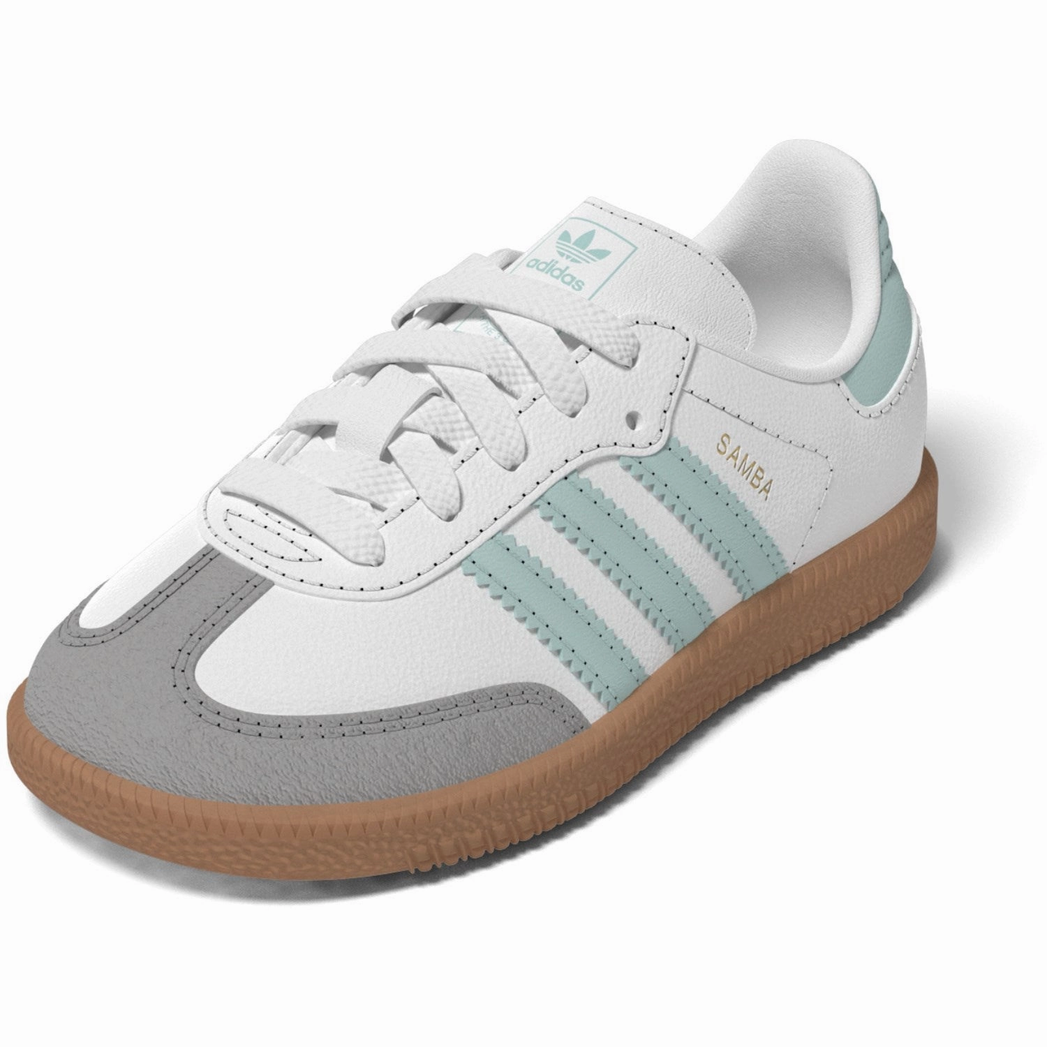 High Fashion Energy Recovery Technology adidas Originals Ftwr White/Semi Flash Aqua/Gum 3 Samba Og El I Sneakers