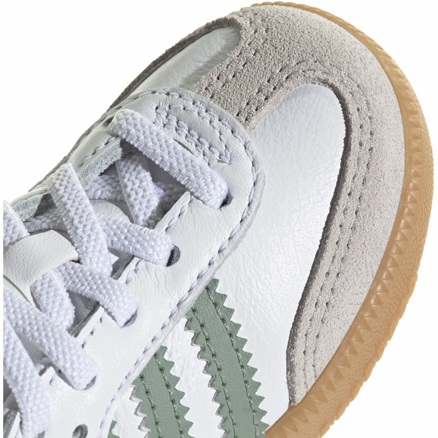 adidas Originals Ftwr White/Silver Green/Gum 3 Samba Og El I Sneakers Good elasticity