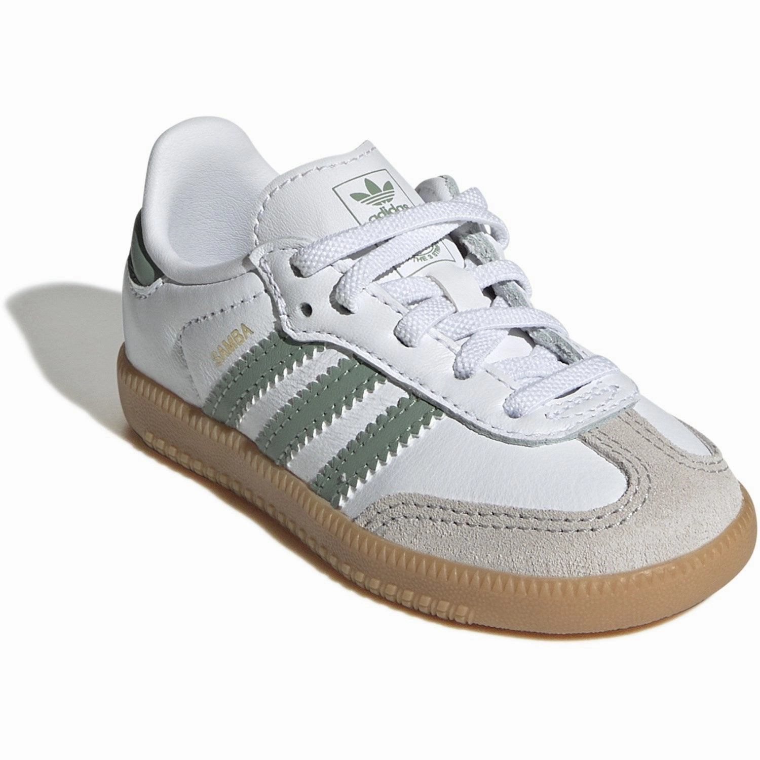 Athletic Dynamic Fit Collar adidas Originals Ftwr White/Silver Green/Gum 3 Samba Og El I Sneakers