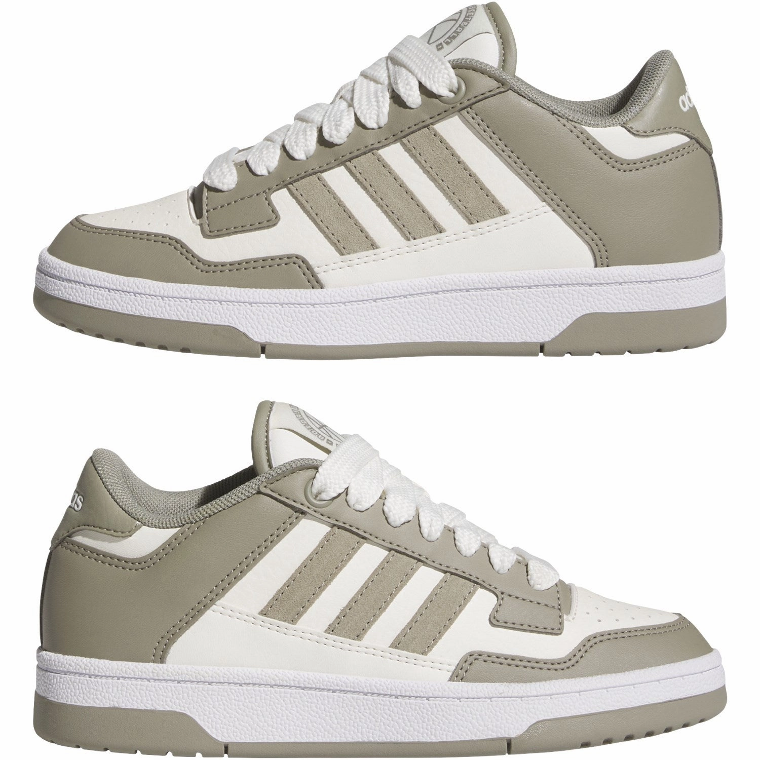 Ventilation Technology adidas Originals Silver Pebble/Cloud White/Ftwr White Rapid Court Low J Sneakers