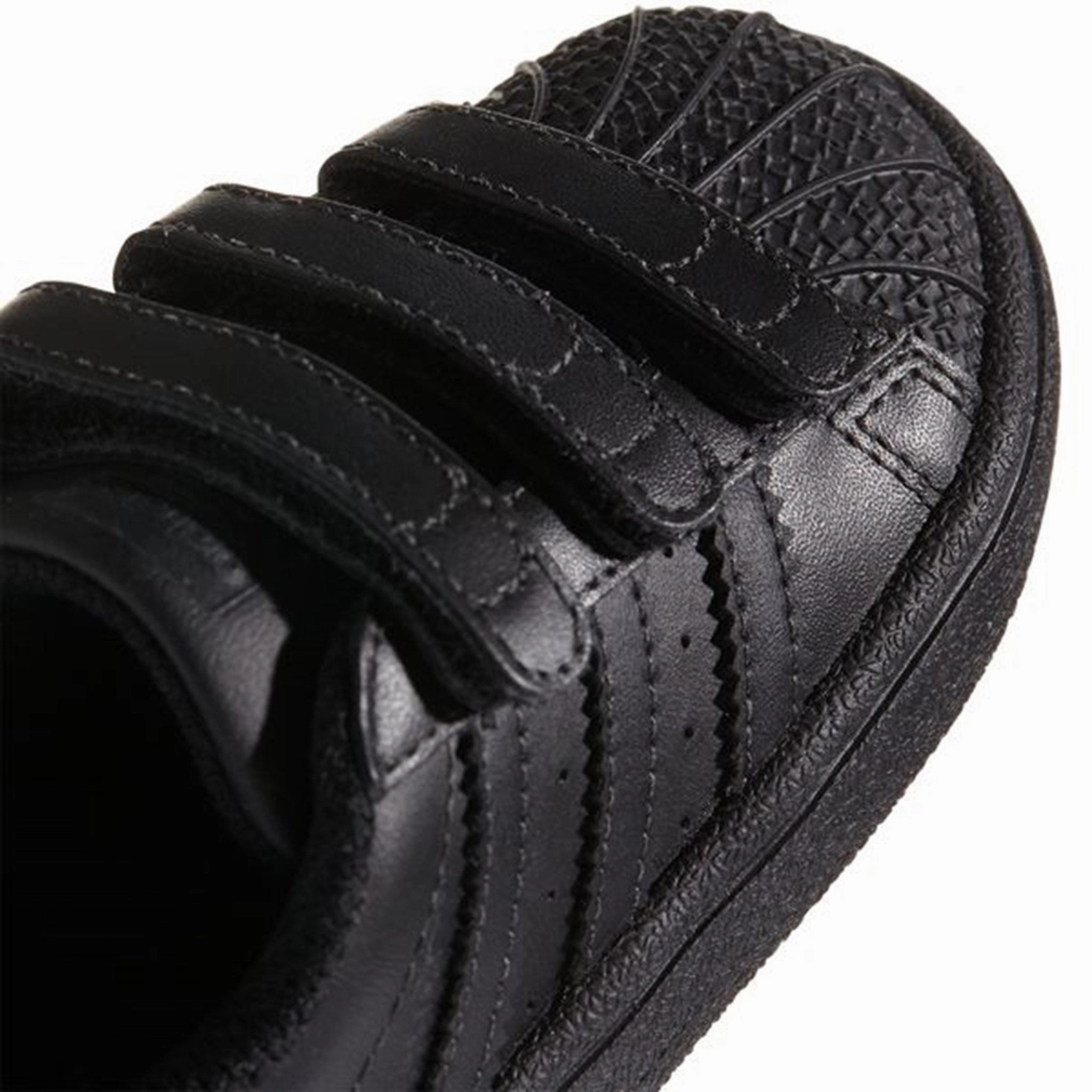 adidas Superstar Sneakers Black Reinforced Achilles Notch
