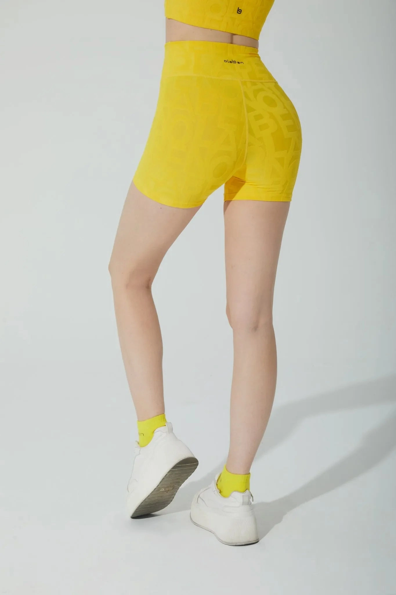 Flexible Layer Fit Classic Ren??e 3D Shorts 5?? - Gamboge