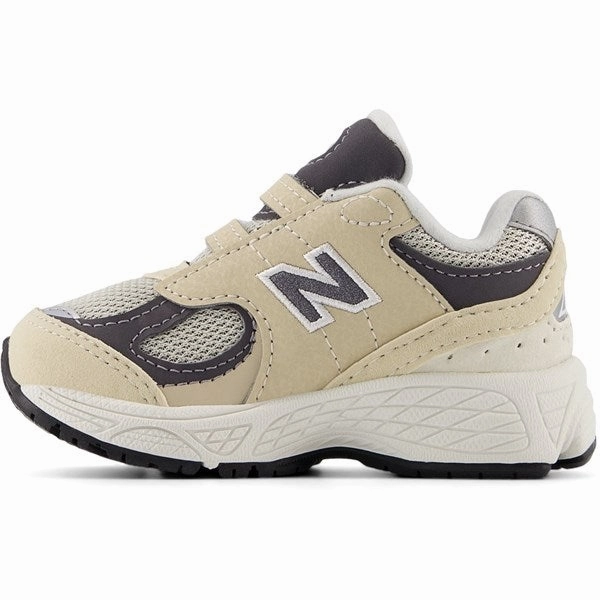 New Balance 2002 Hook & Loop Sneakers Sandstone Wide Footbed Eco conscious