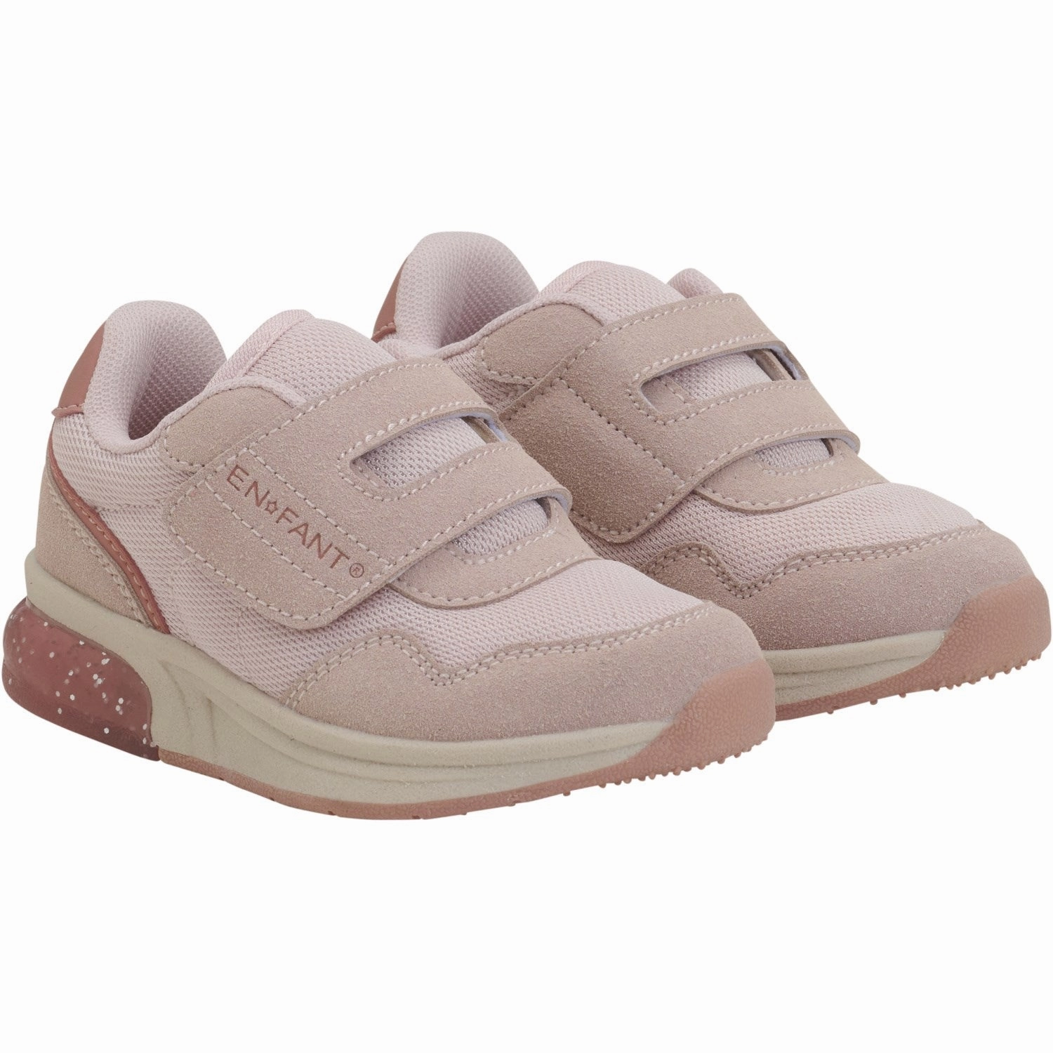 Street Motion En Fant Sepia Rose Sneakers Velcro w. Light