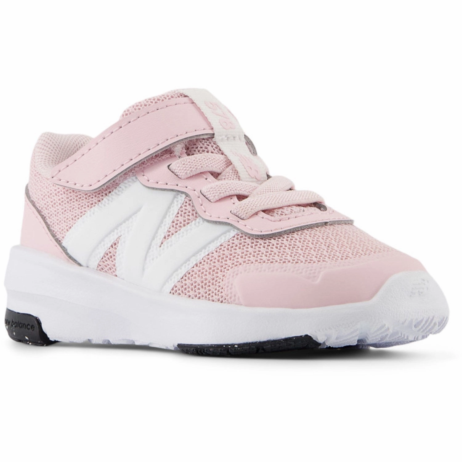 Bonded Seam Construction New Balance Rose Sugar New Balance FreshFoam 578 Kids Bungee Lace With Top Strap