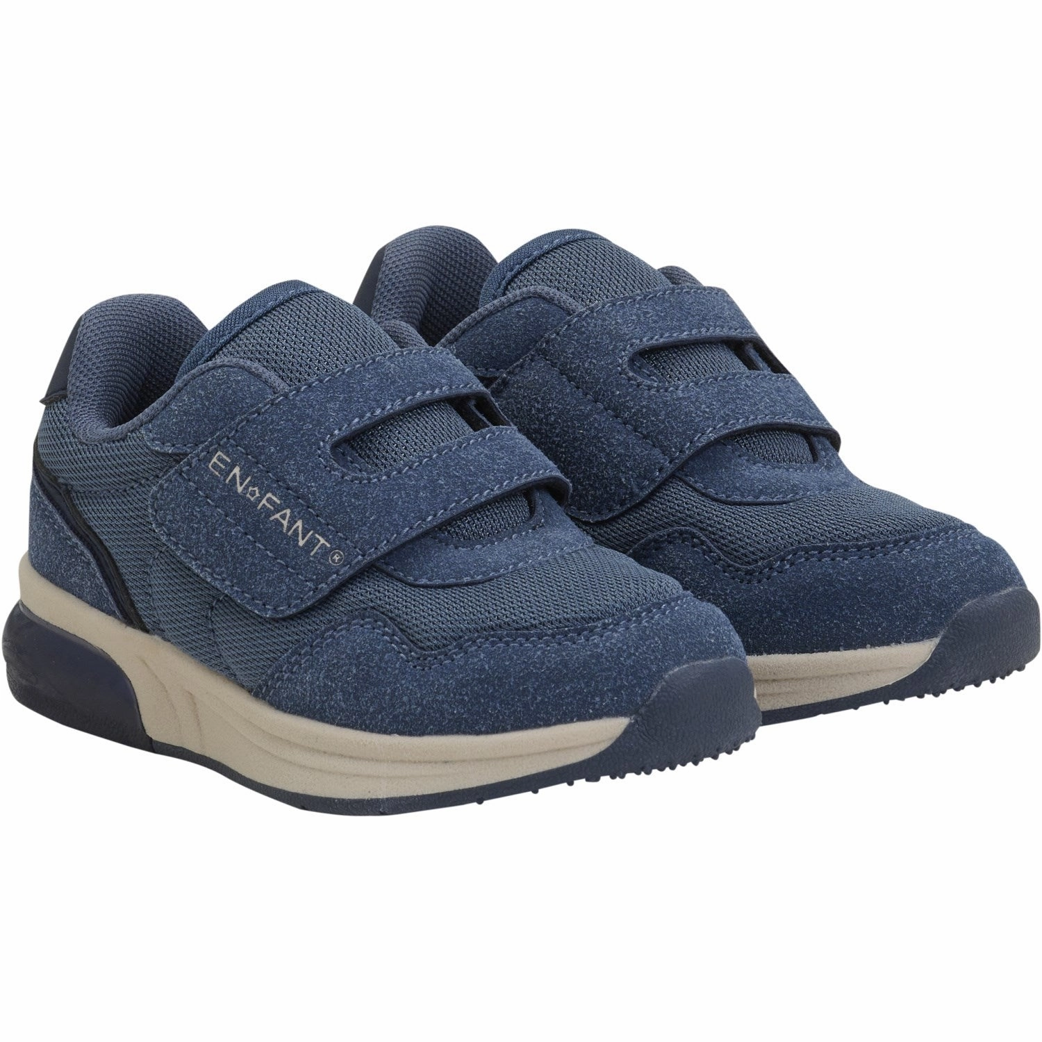 Easy Activity Neutral pronation En Fant Vintage Indigo Sneakers Velcro w. Light