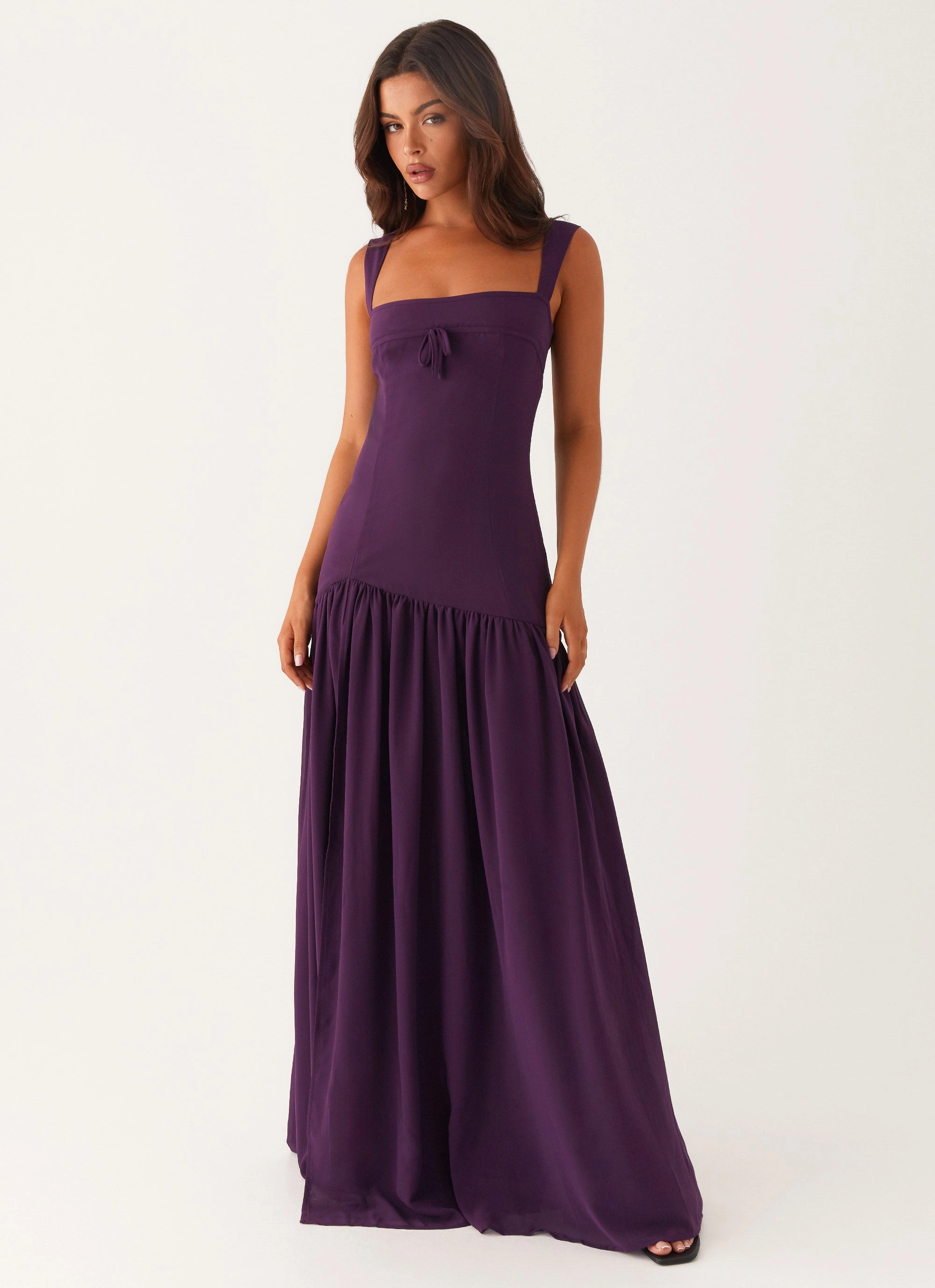 Calm Beauty Light Base Alberta Maxi Dress - Mulberry