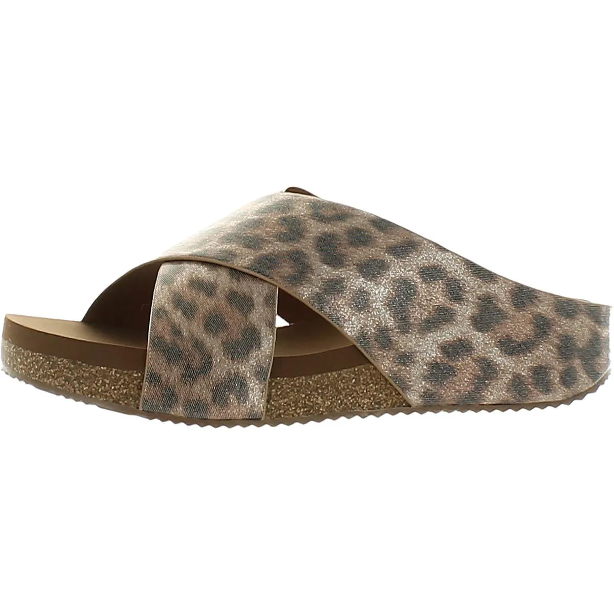 Alette Womens Faux Leather Camouflage Wedge Sandals Lifted Feel Ergonomic arch