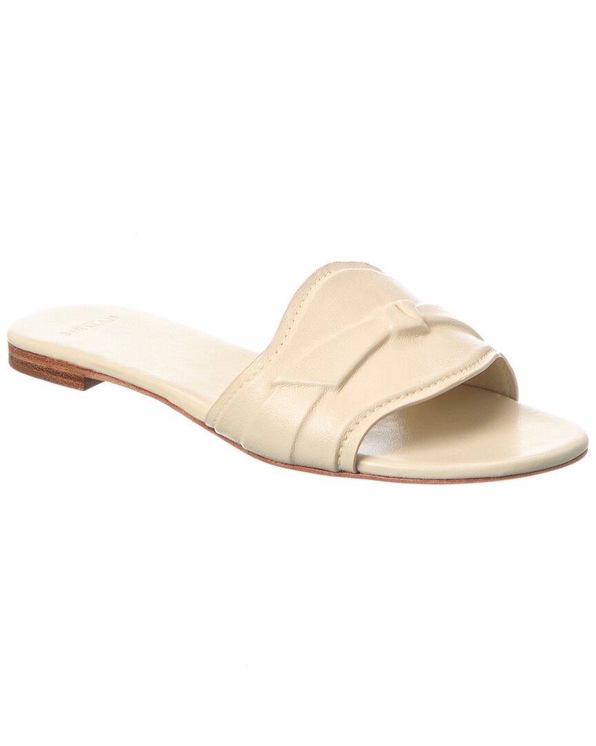 Alexandre Birman Padded Clarita Leather Slide Versatile Comfort