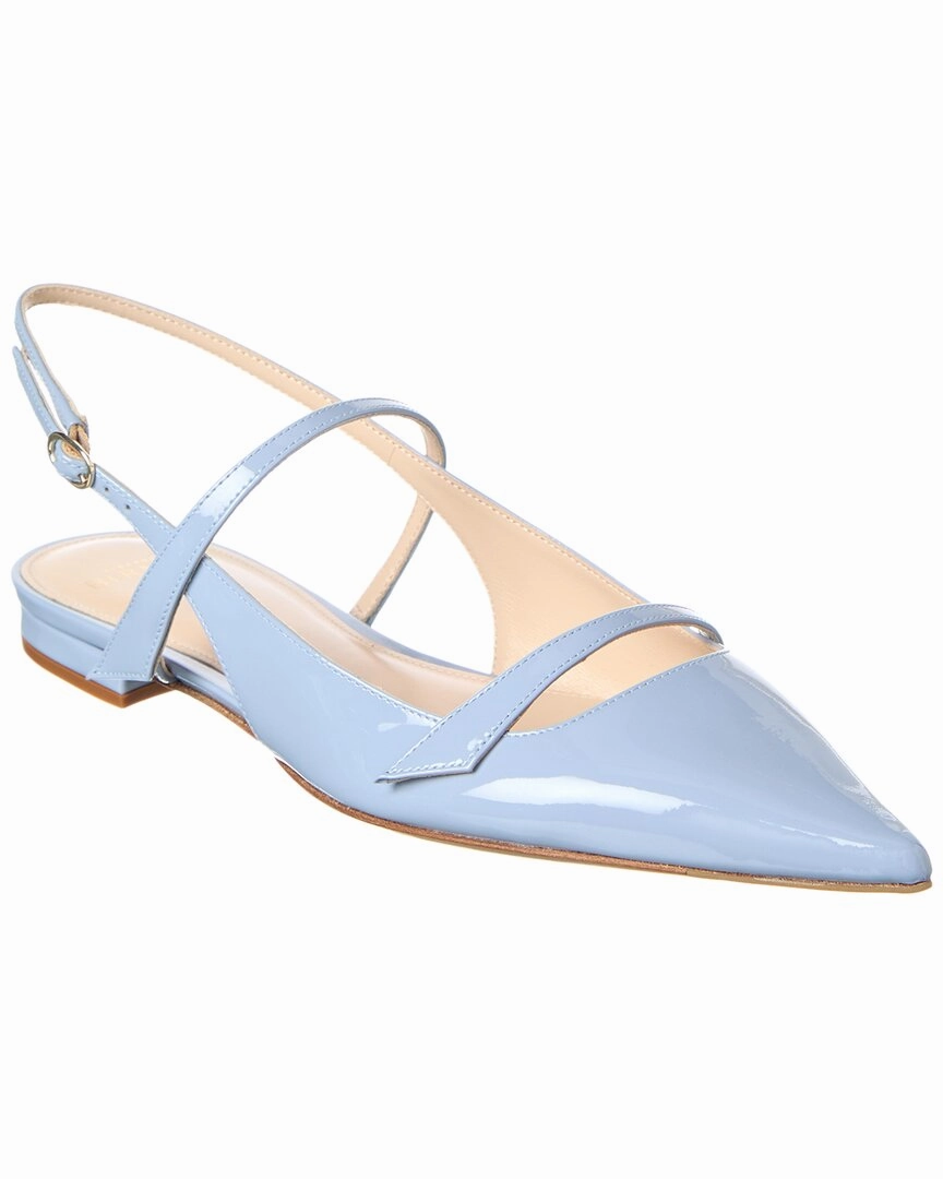 Easy Walk Elastic Strap Alexandre Birman Tita Patent Slingback Flat