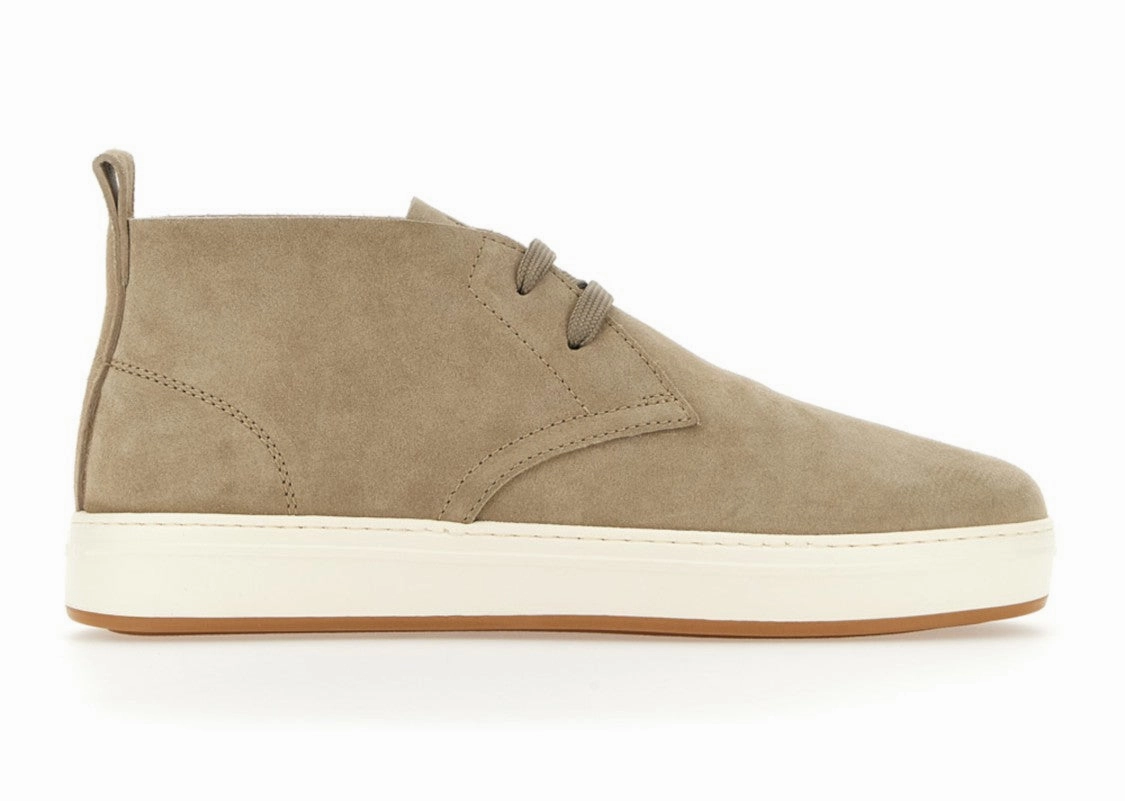 Prestige Look Suede Minimalist Lace-Up Shoes