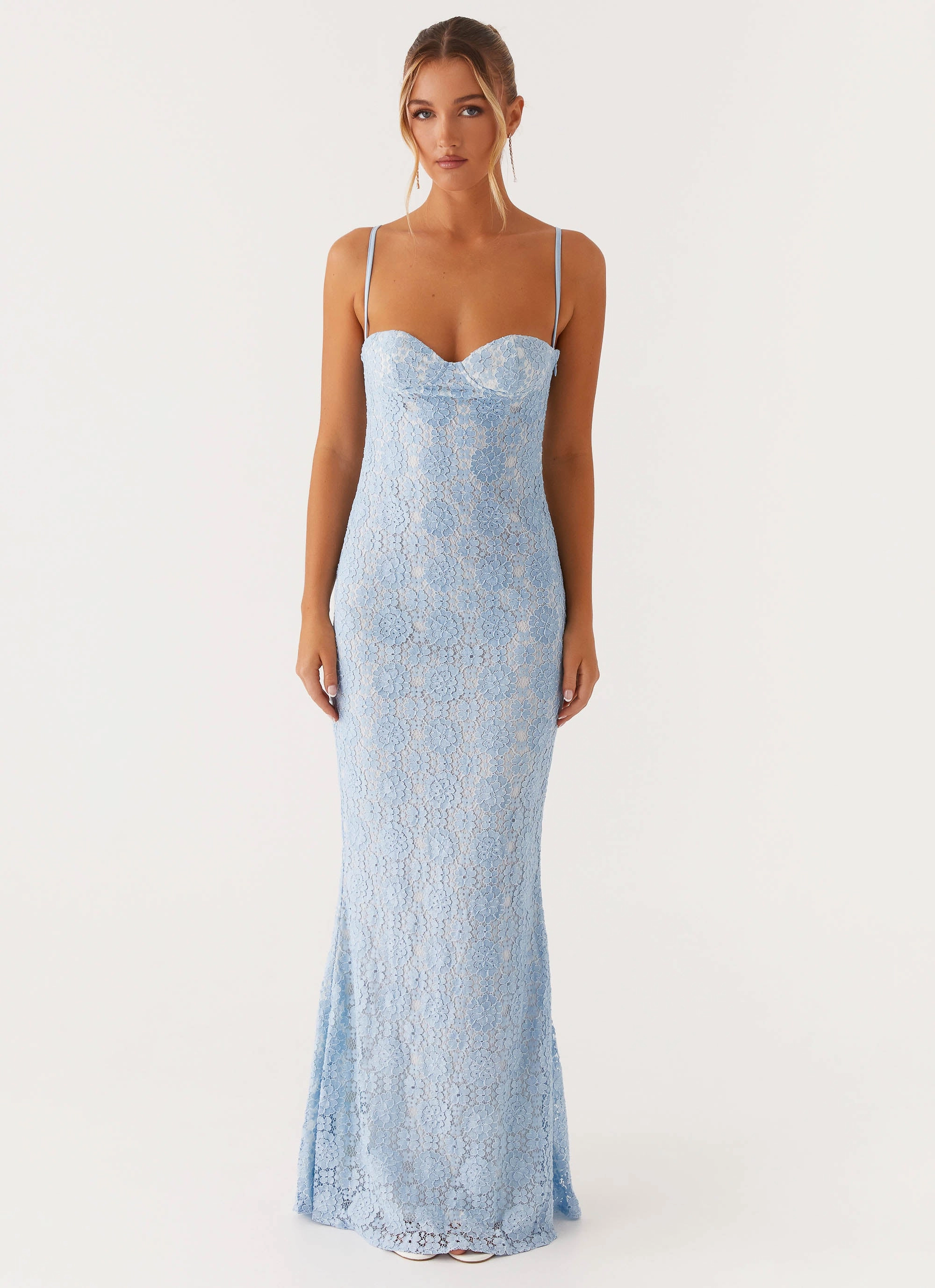 Sonia Maxi Dress - Blue Smooth Outline Quick Match