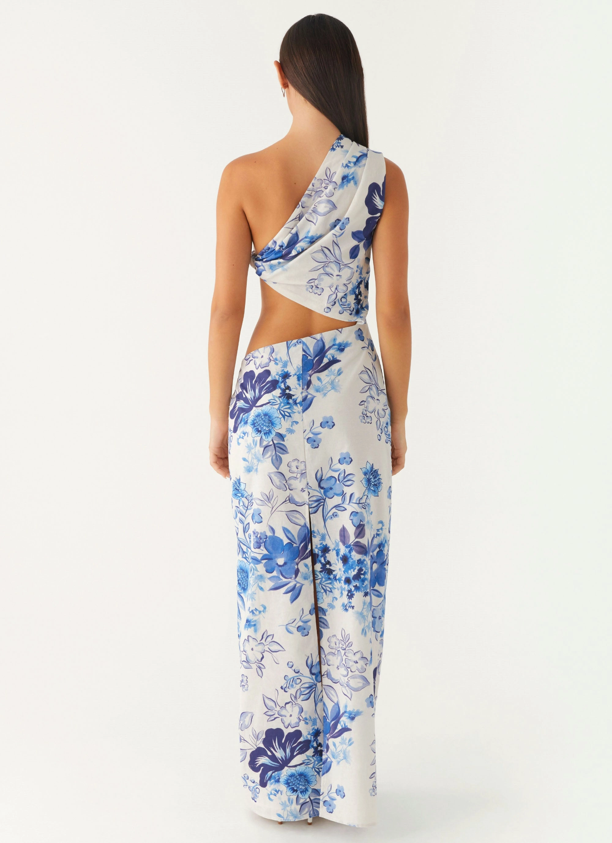 All Summer Long Maxi Dress - Serene Sky Floral Stylish Fit
