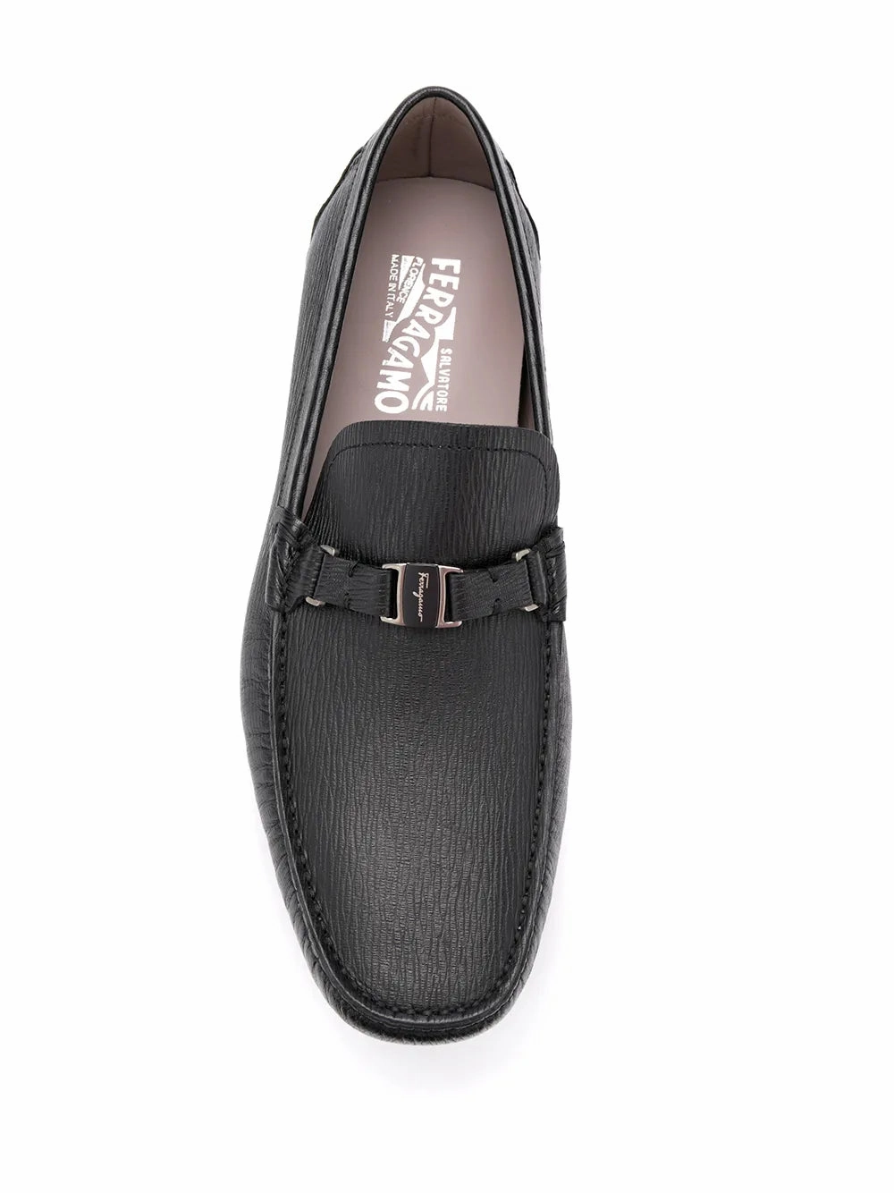 Clean Silhouette Cool Support Ferragamo Vara Buckle Driving Shoes