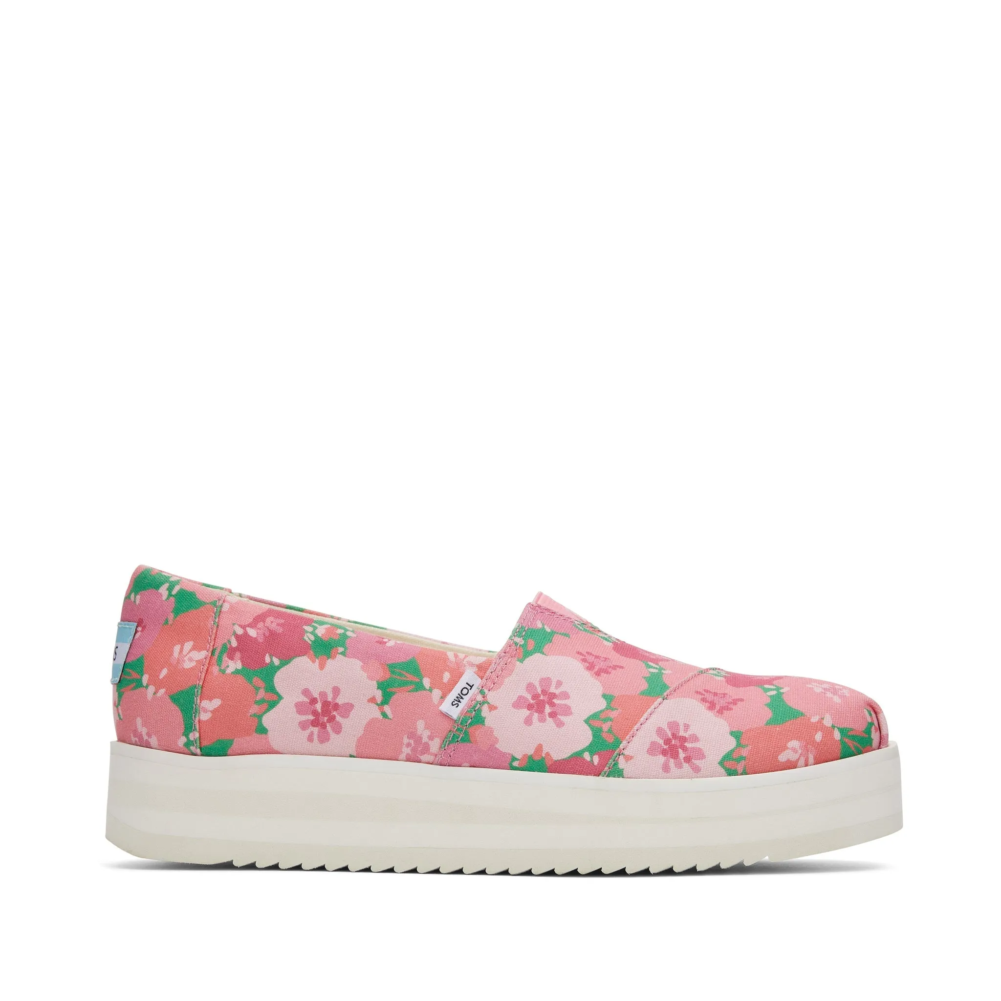 Alpargata Floral Midform Espadrille Quick Lock High Rebound Foam