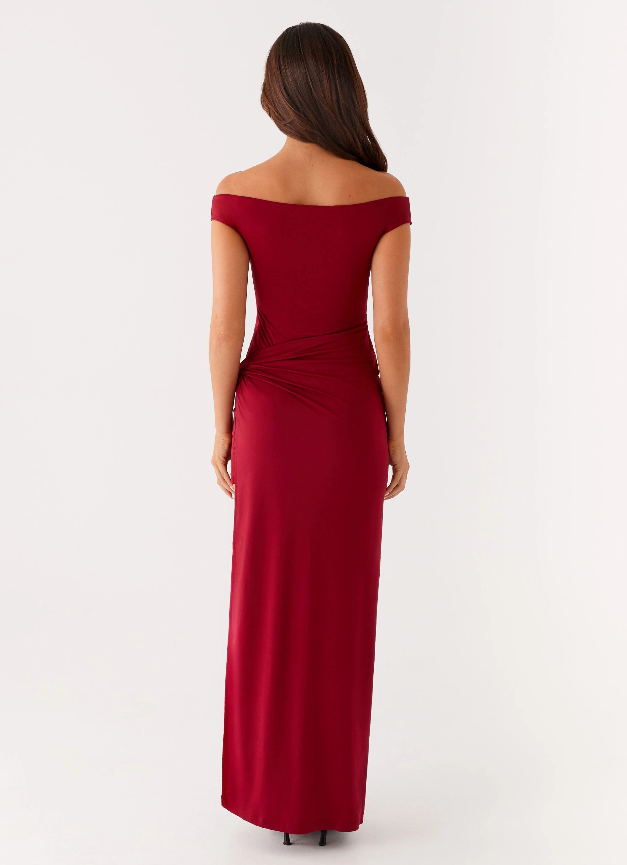Amerie Maxi Dress - Maroon All Season Pure Motion