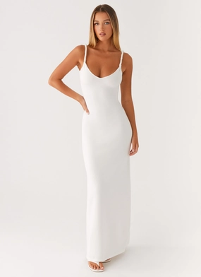 animal-print Anastasia Maxi Dress - Ivory