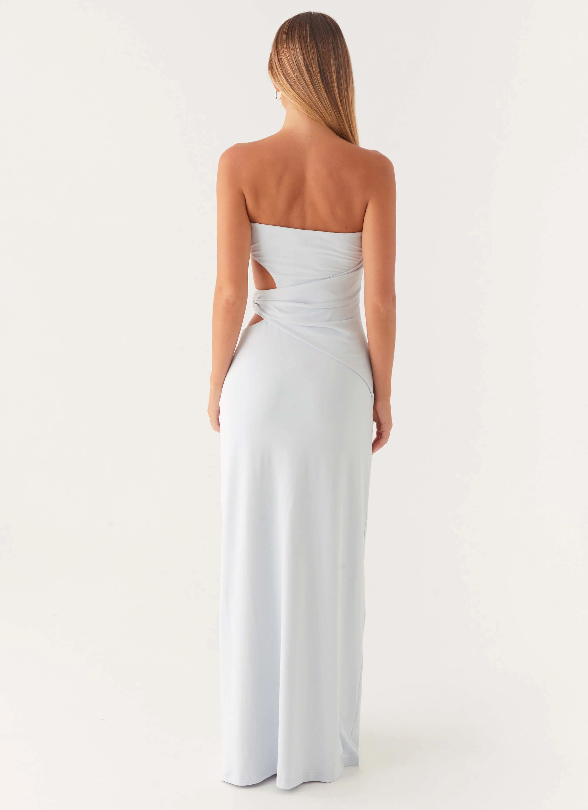 Anetta Maxi Dress - Pale Blue Modern-style