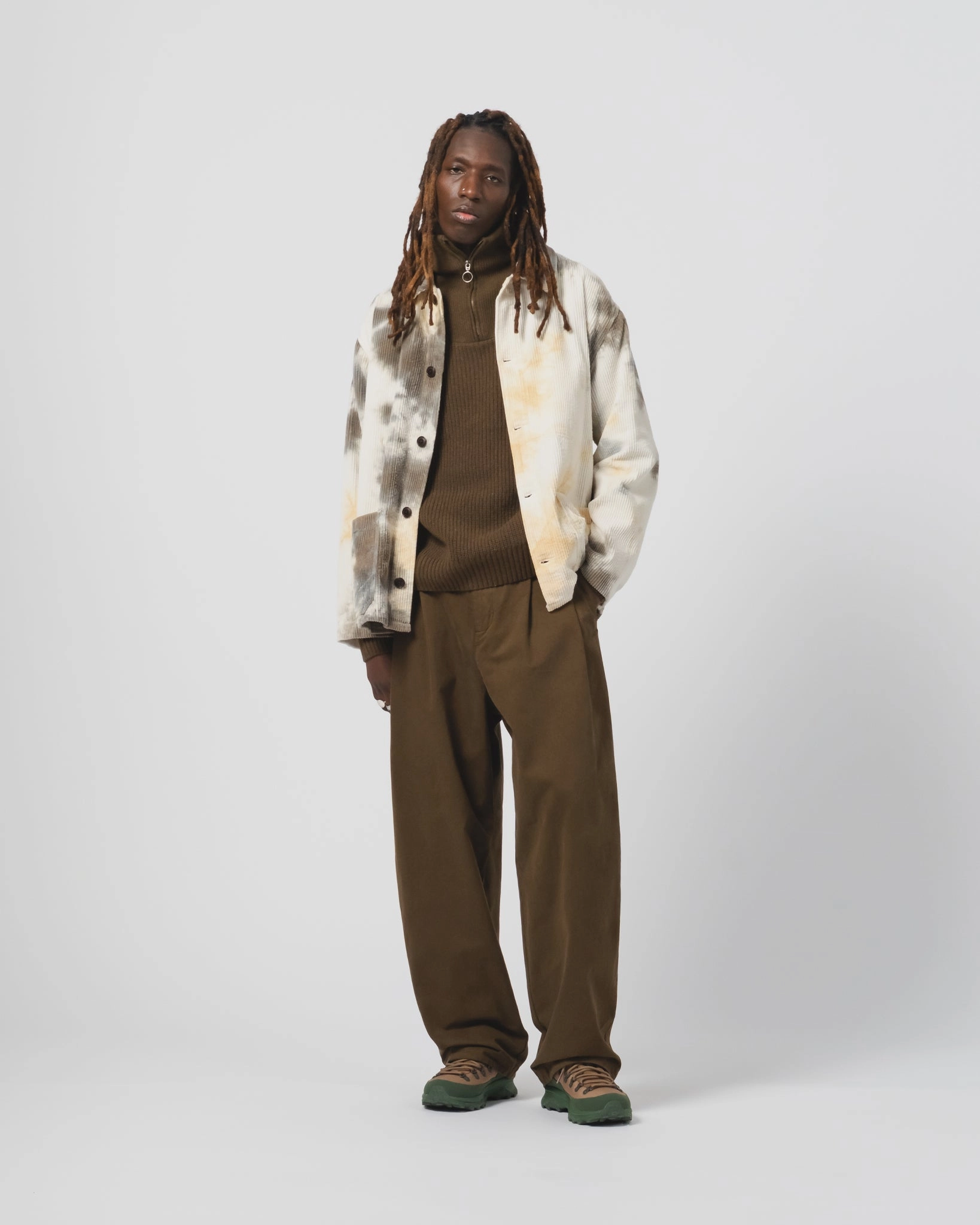 Everyday Coverage Fashion Ease Coach Jacket Marsian Cord Aluminium