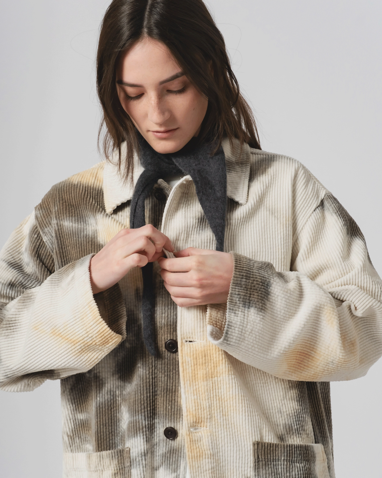 Coach Jacket Marsian Cord Aluminium Change Packable option