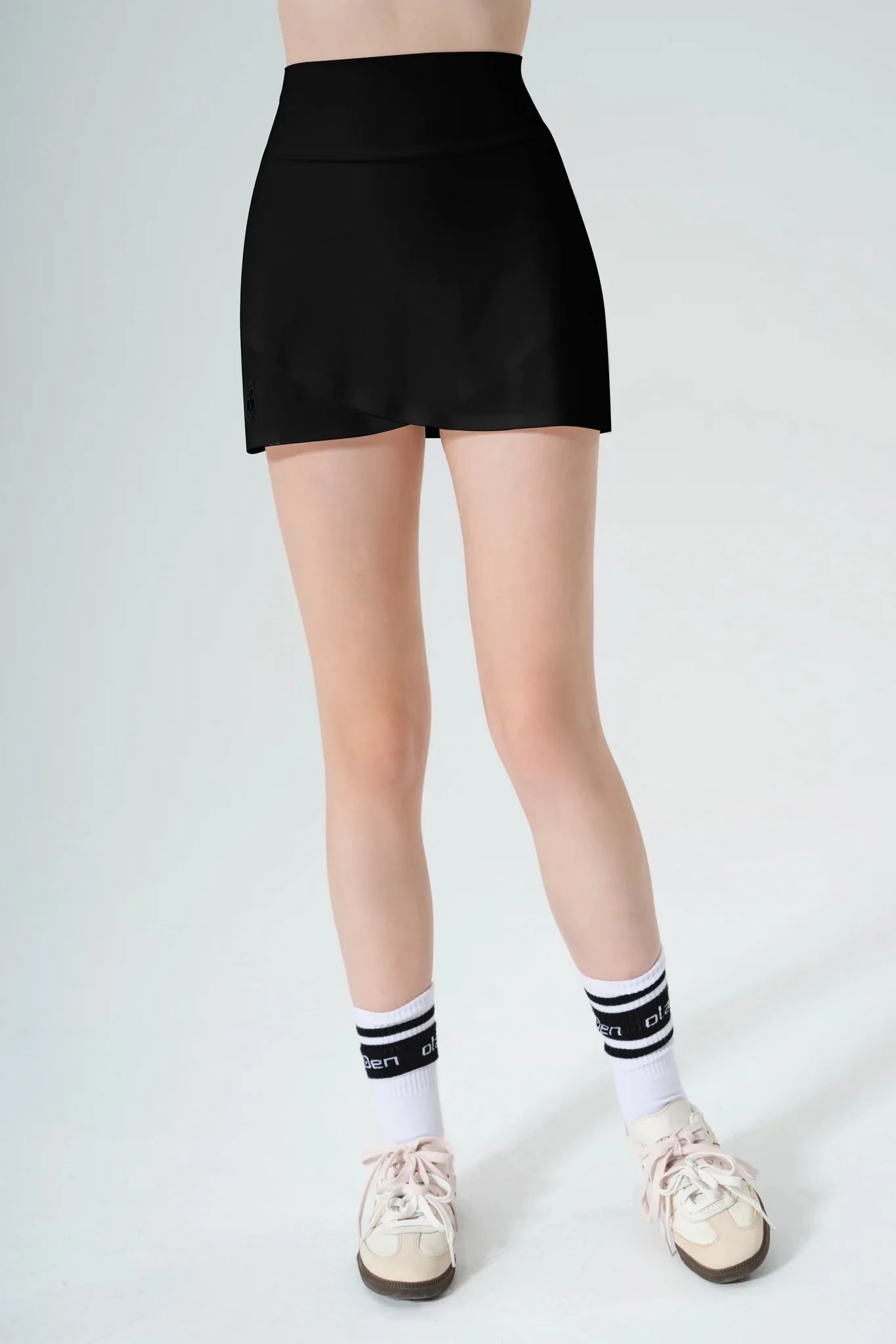 Racquet Crossover Skirt - Black Luxury Brand