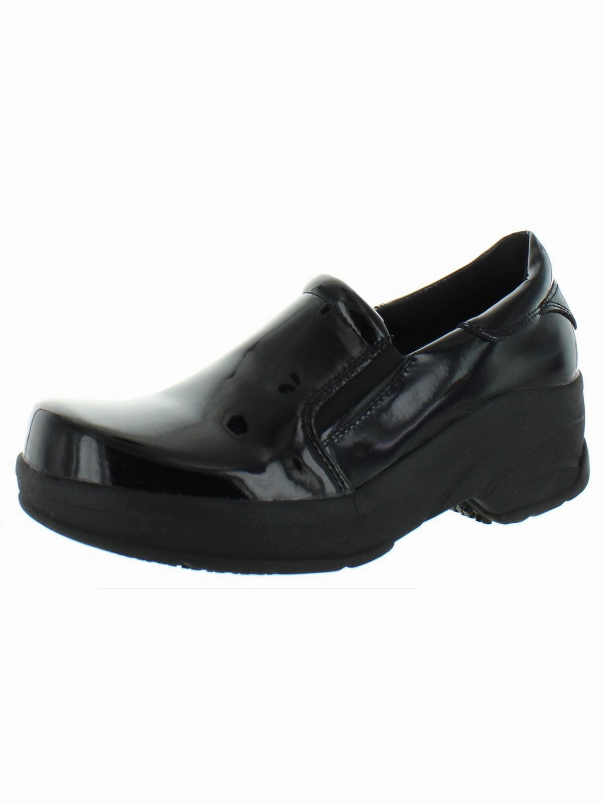 Appreciate Womens Patent Leather Comfort Clogs Narrow Fit