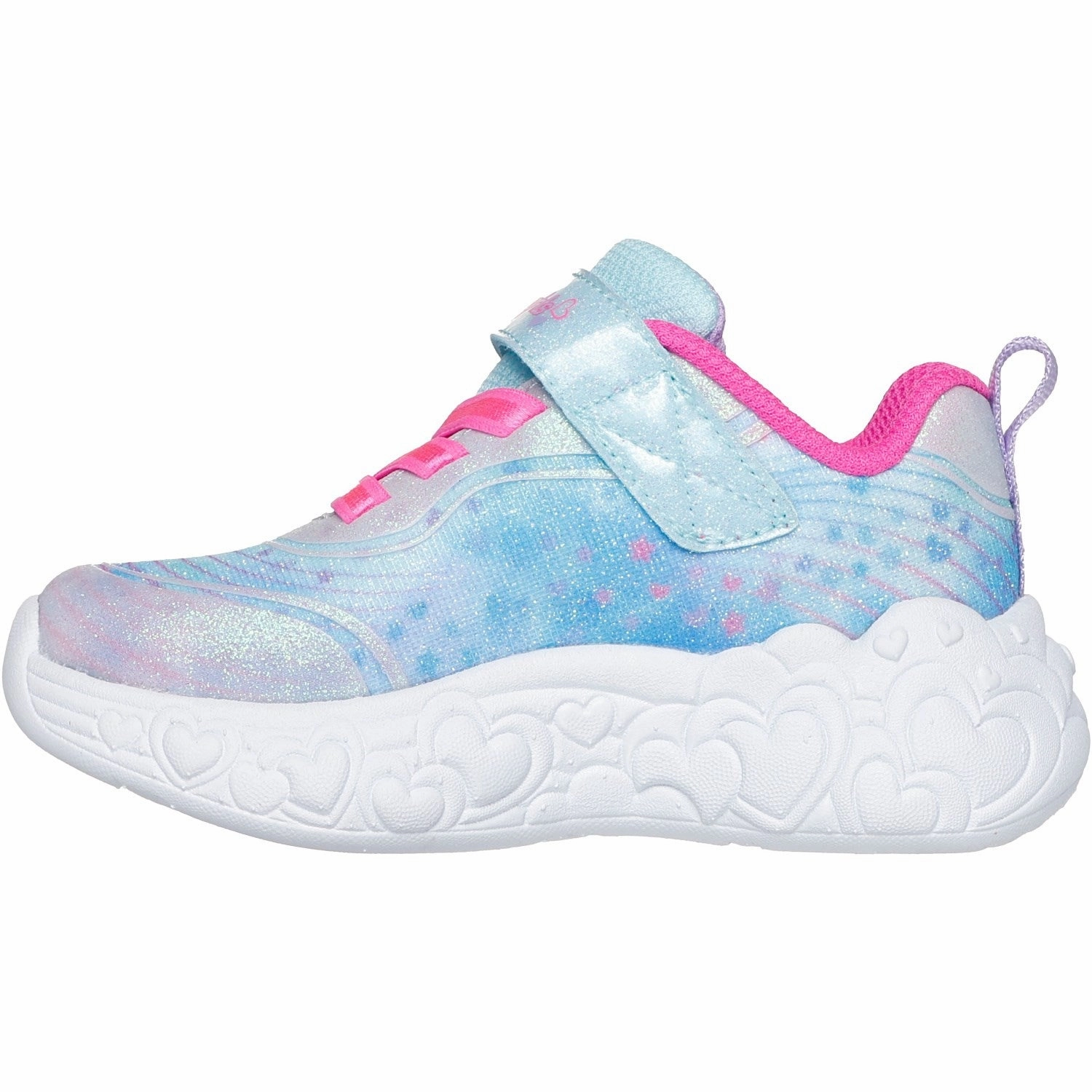 Smooth Surface Skechers Eternal Heart Lights Sneakers