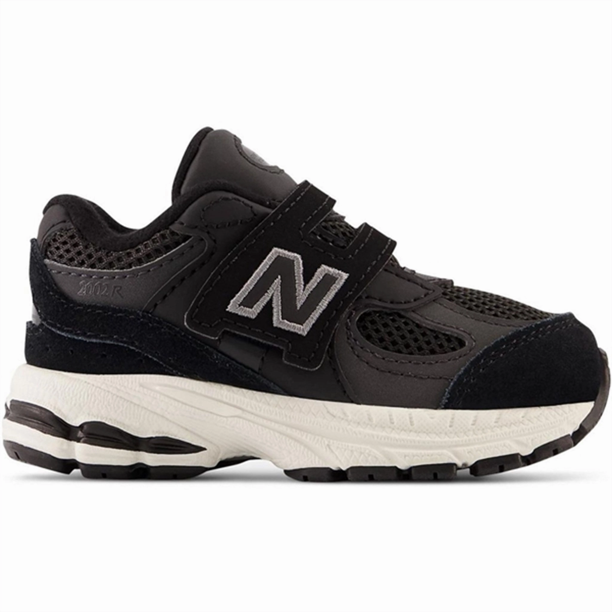 Soft Padding Odor control New Balance 2002 Hook & Loop Sneakers Black