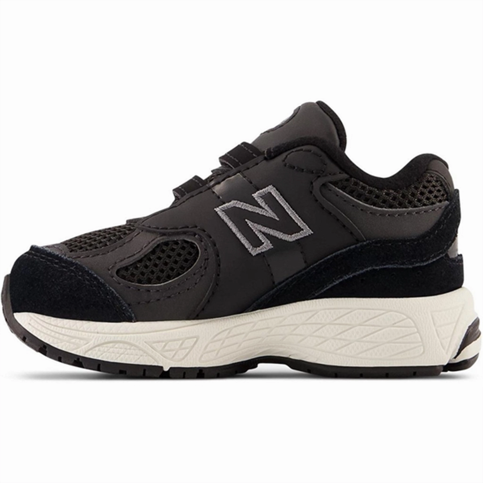 Fresh Fit High Cushioning New Balance 2002 Hook & Loop Sneakers Black