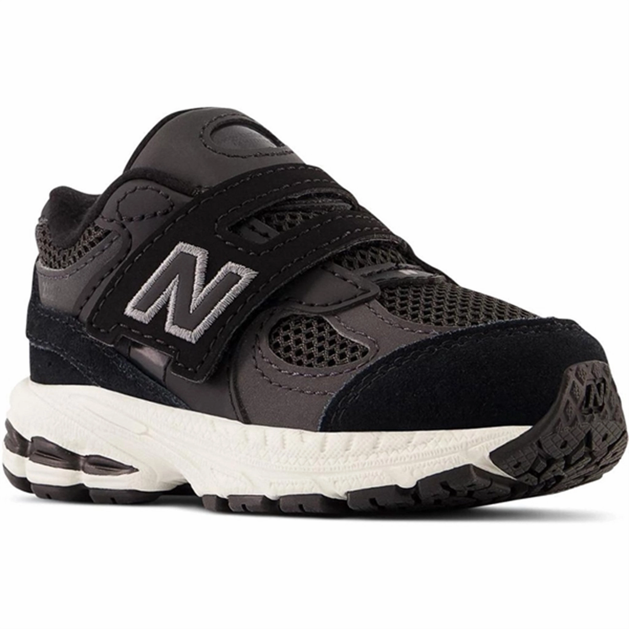 New Balance 2002 Hook & Loop Sneakers Black padded insole